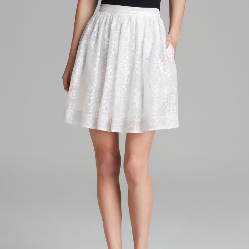 Elizabeth and James Risley Floral Embroidery Skirt